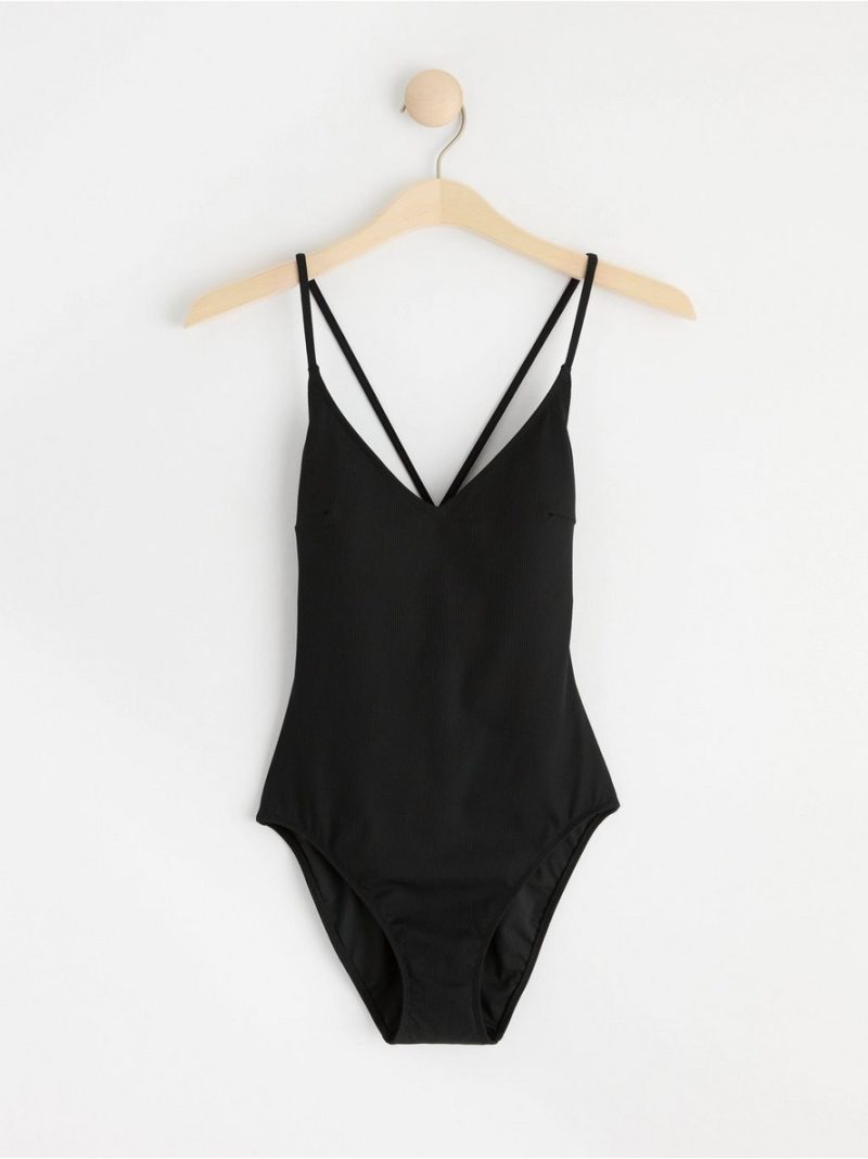 - Ribbed swimsuit Ribbed swimsuit - 8544331-80