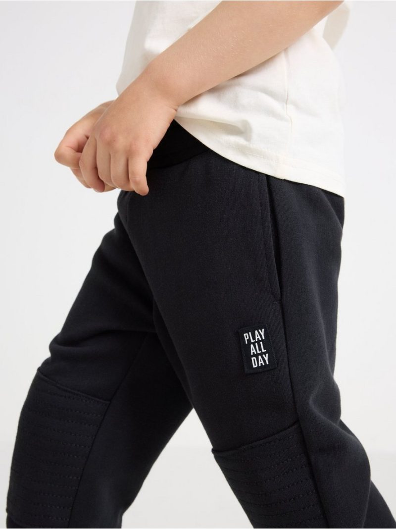 Joggers with reinforced knees - 8558233-6959
