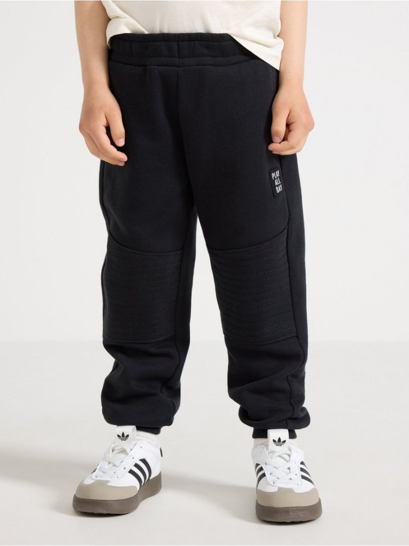 Joggers with reinforced knees - 8558233-6959