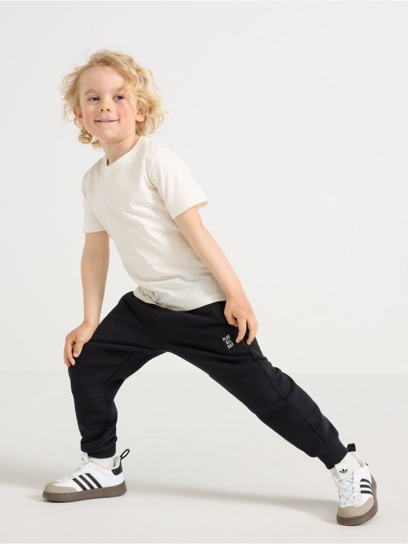 Joggers with reinforced knees - 8558233-6959