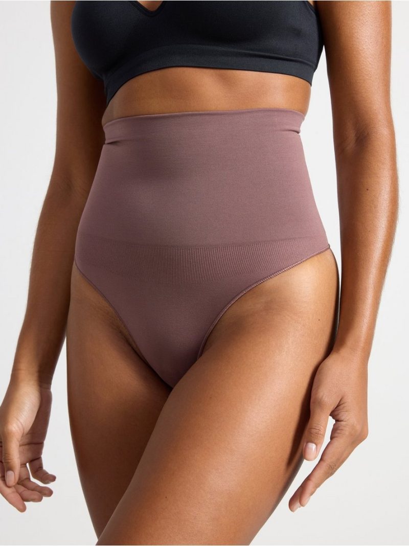 Zonal support shaping thong - 8560090-9507