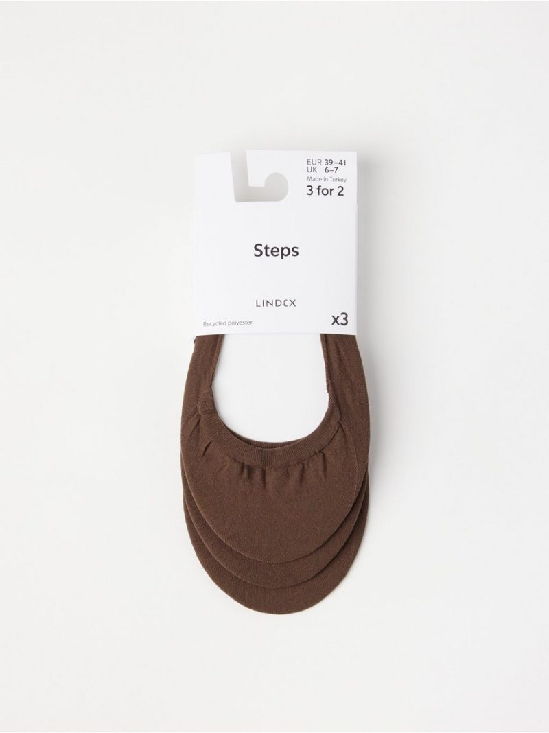 3-pack invisible socks - 8579168-2732