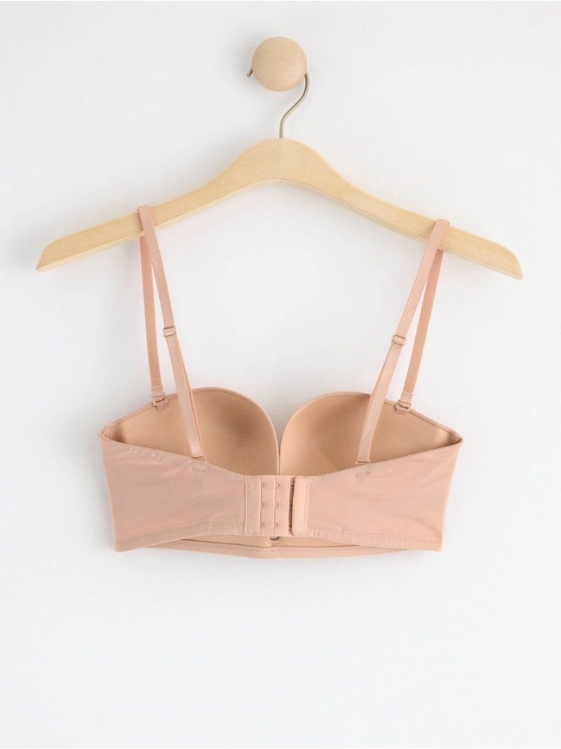 Strapless deep plunge push-up bra - 8580023-4412