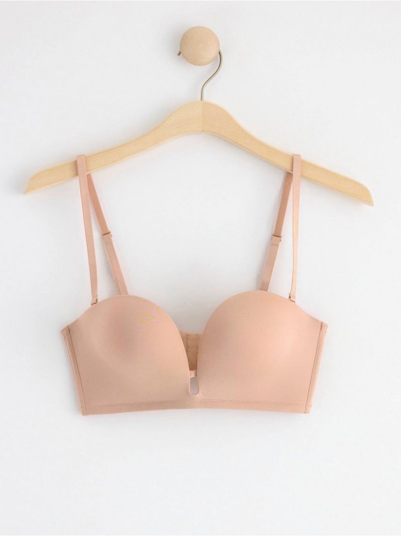 Strapless deep plunge push-up bra - 8580023-4412