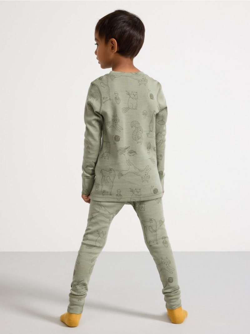 Leggings in merino wool - 8583145-8878