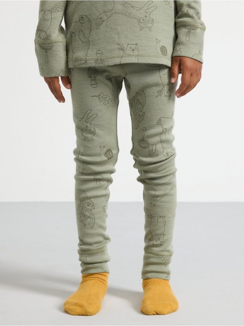 Leggings in merino wool - 8583145-8878