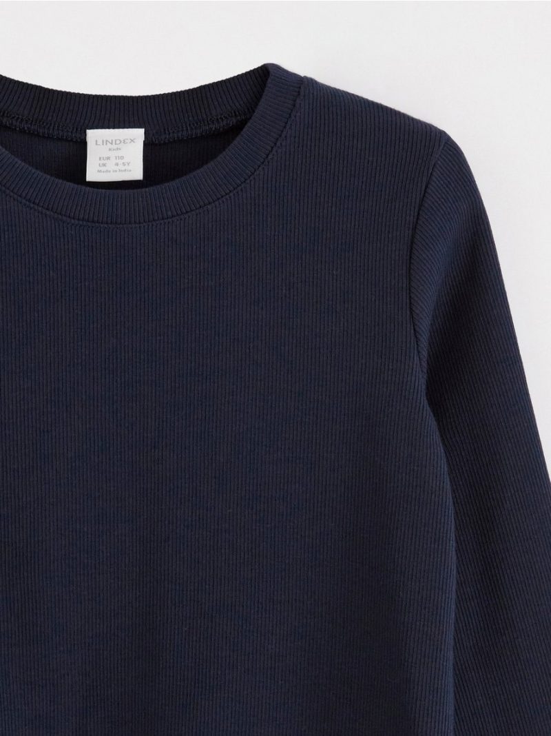 Ribbed long sleeve top - 8597414-2521