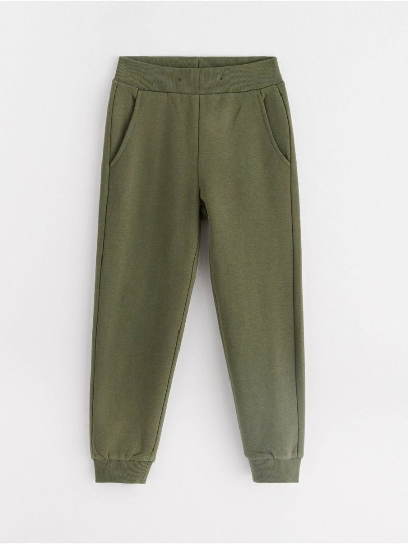 Joggers with brushed inside - 8597416-6876