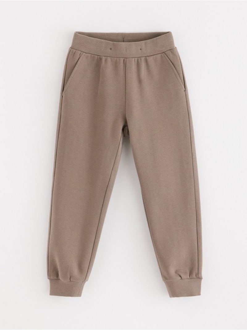 Joggers with brushed inside - 8597416-8176