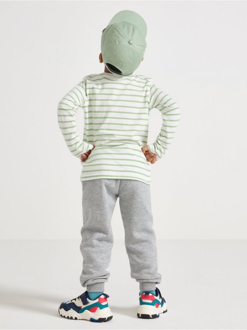 Joggers with brushed inside - 8597417-7692
