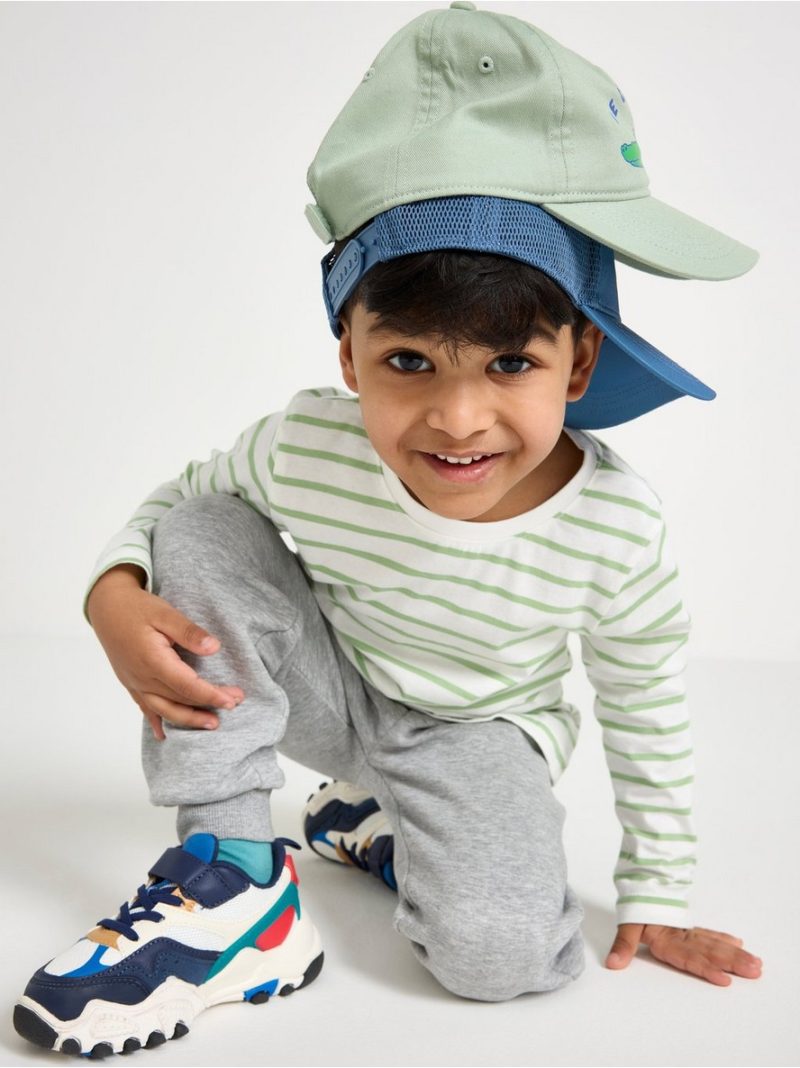 Joggers with brushed inside - 8597417-7692