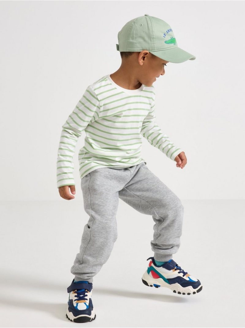 Joggers with brushed inside - 8597417-7692