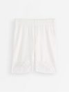 Cycling shorts with lace trim - 8598008-70