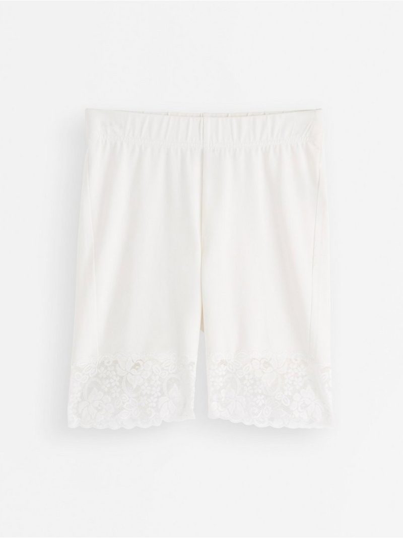 - Cycling shorts with lace trim Cycling shorts with lace trim - 8598008-70