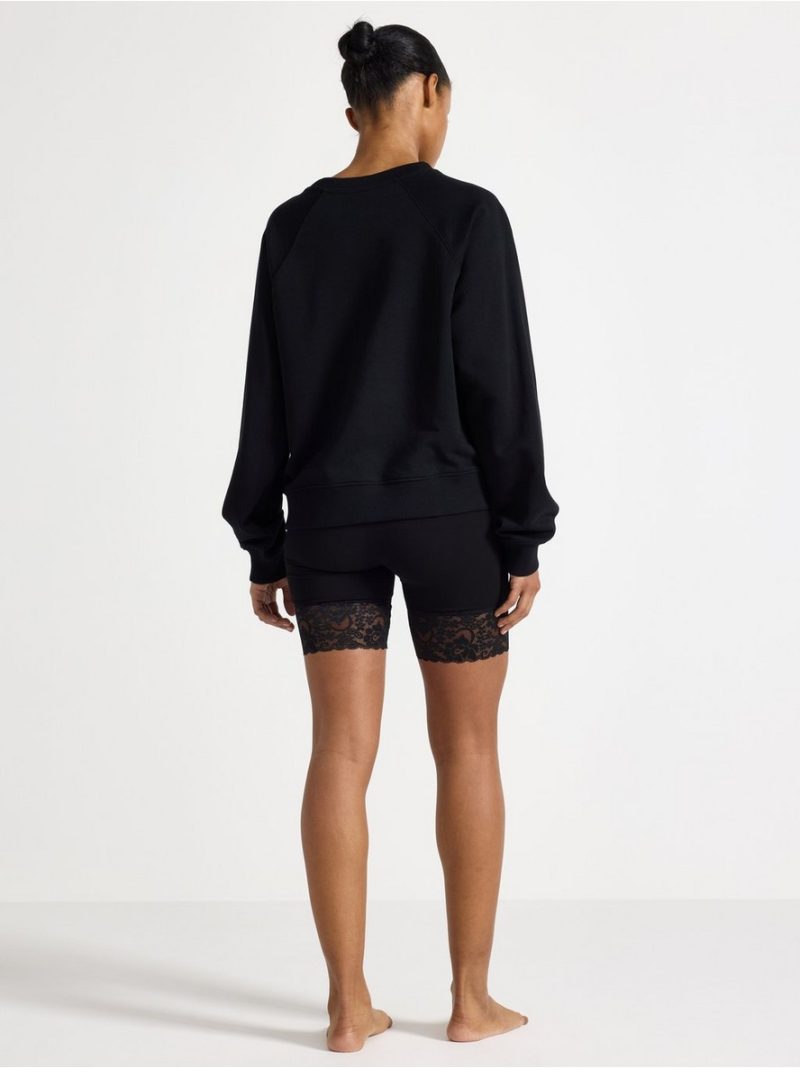 Cycling shorts with lace trim - 8598008-80