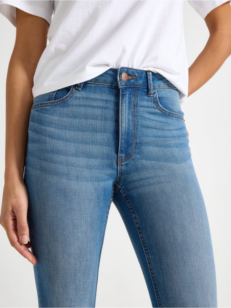FLARE Karen stretch jeans with mid waist - 8602032-791