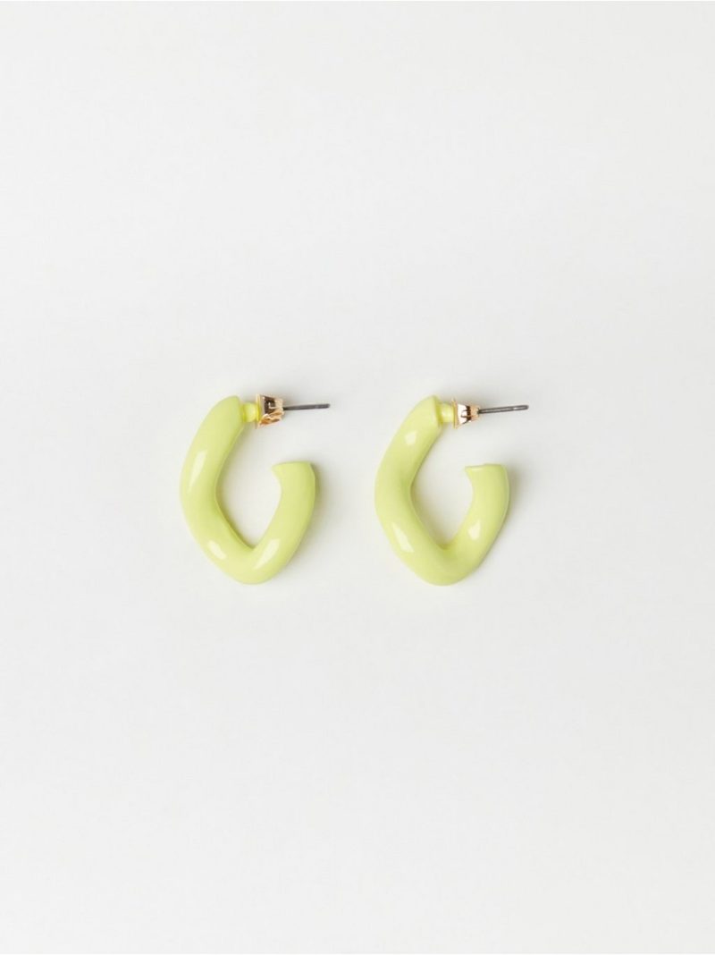 Irregular hoop earrings - 8604778-5415