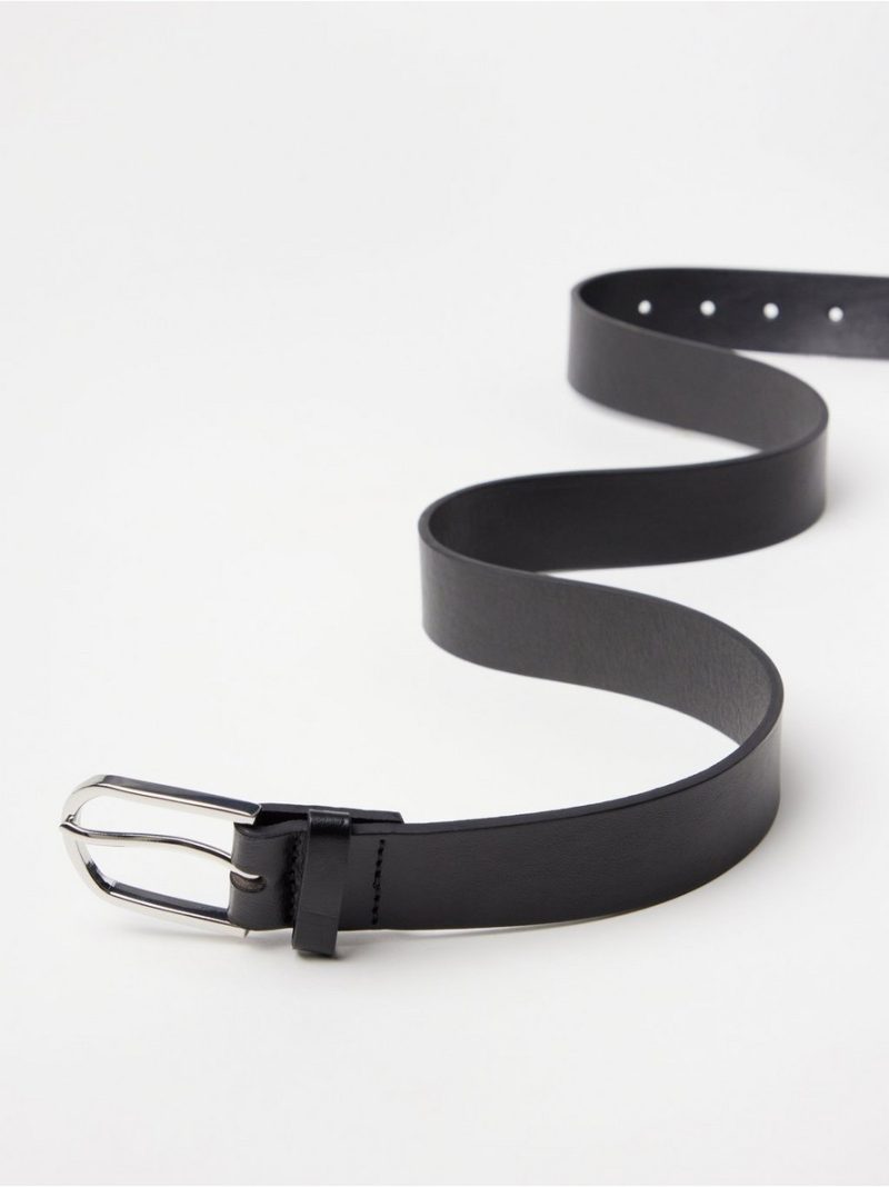 Belt with metal buckle - 8608323-80