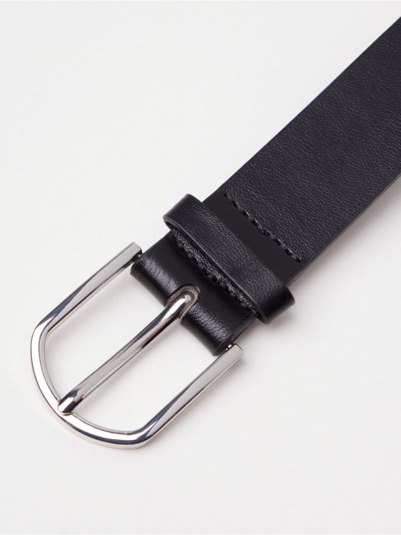 Belt with metal buckle - 8608323-80