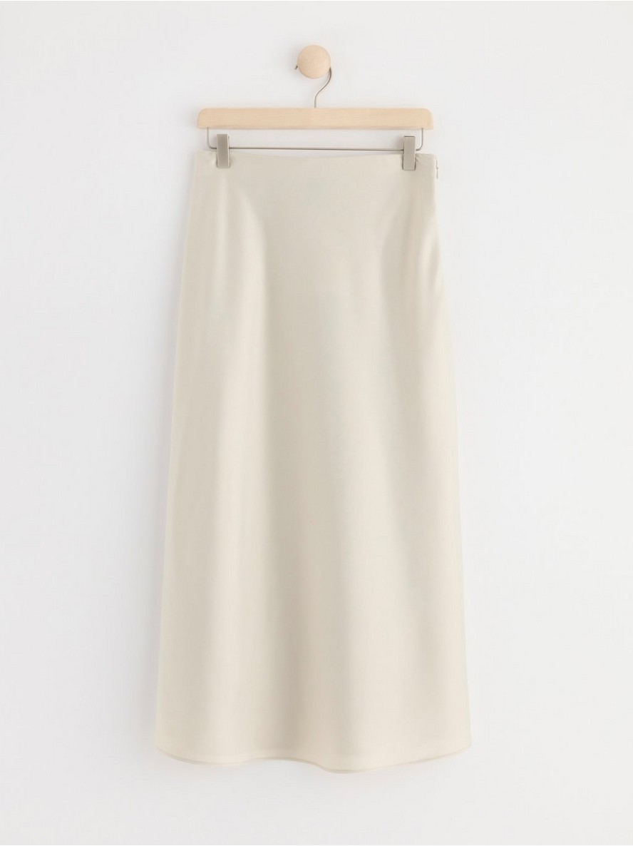 Midi skirt in satin - 8608741-6902