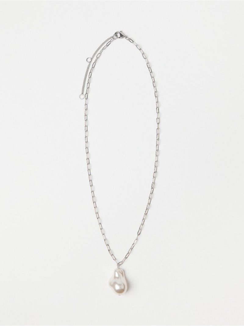 Necklace with pearl - 8614323-10