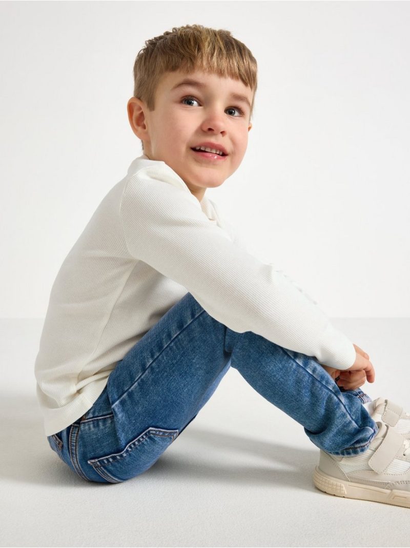 SAM Pull-on jeans in denim jersey with superstretch - 8628207-790