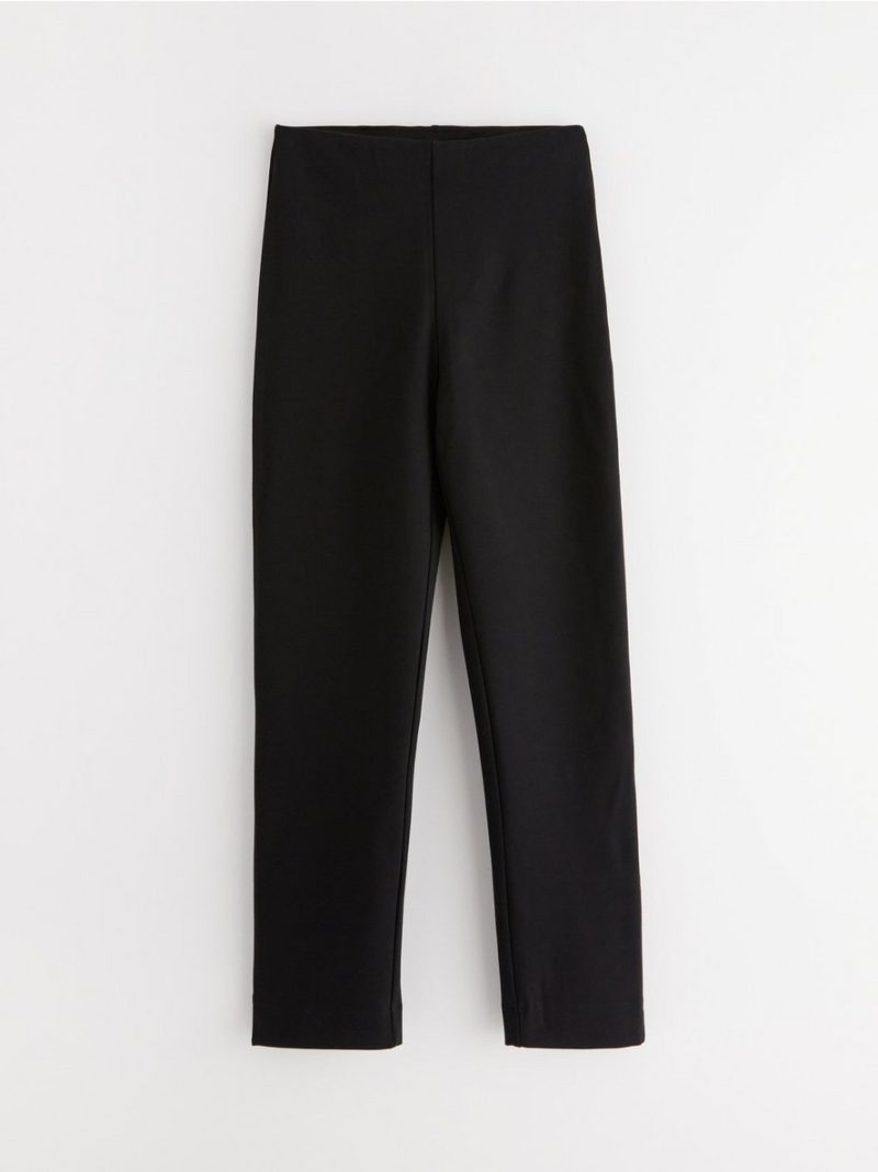 High waist trousers in stretch jersey - 8630869-81