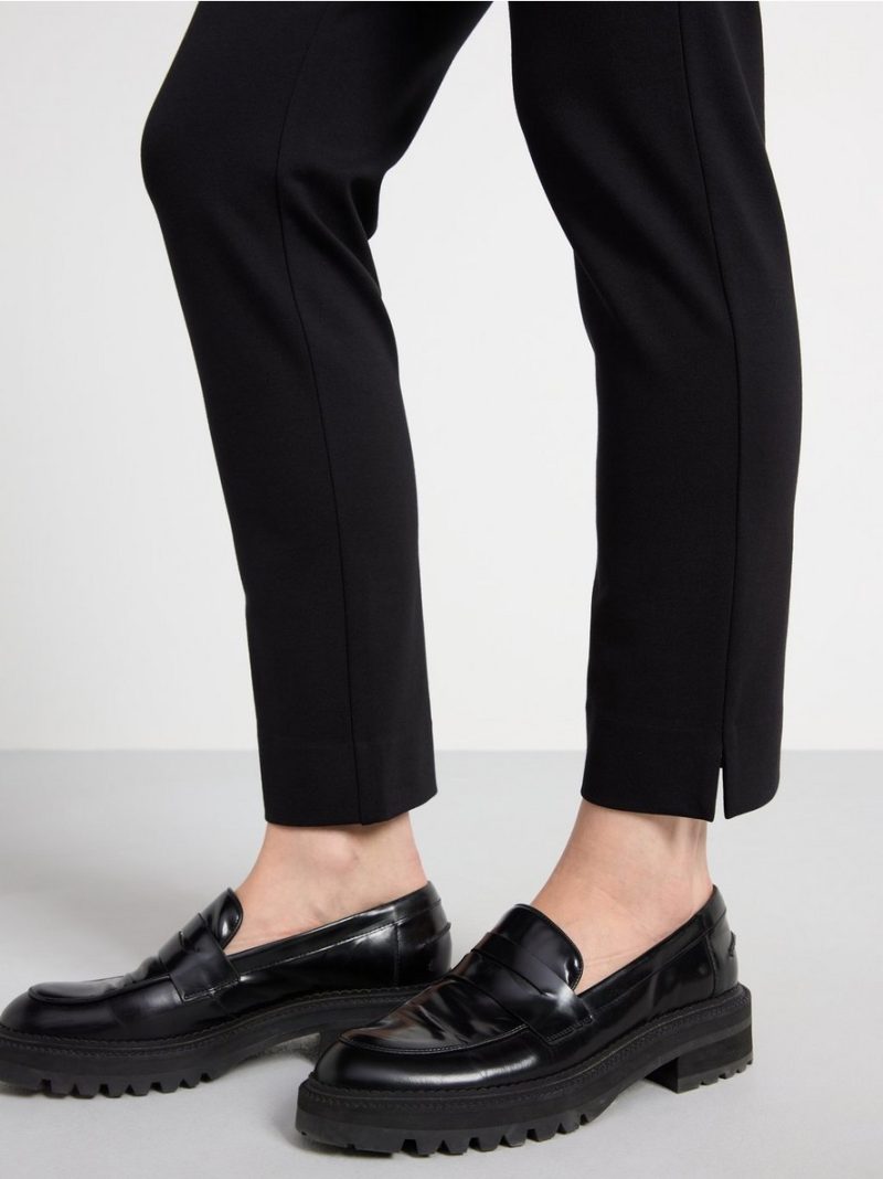 High waist trousers in stretch jersey - 8630869-81