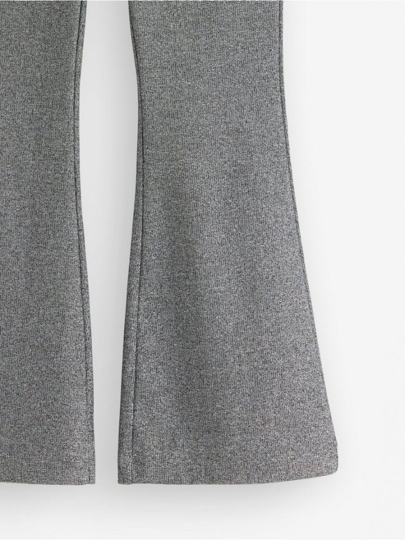 Ribbed Trousers with shimmer - 8633115-80