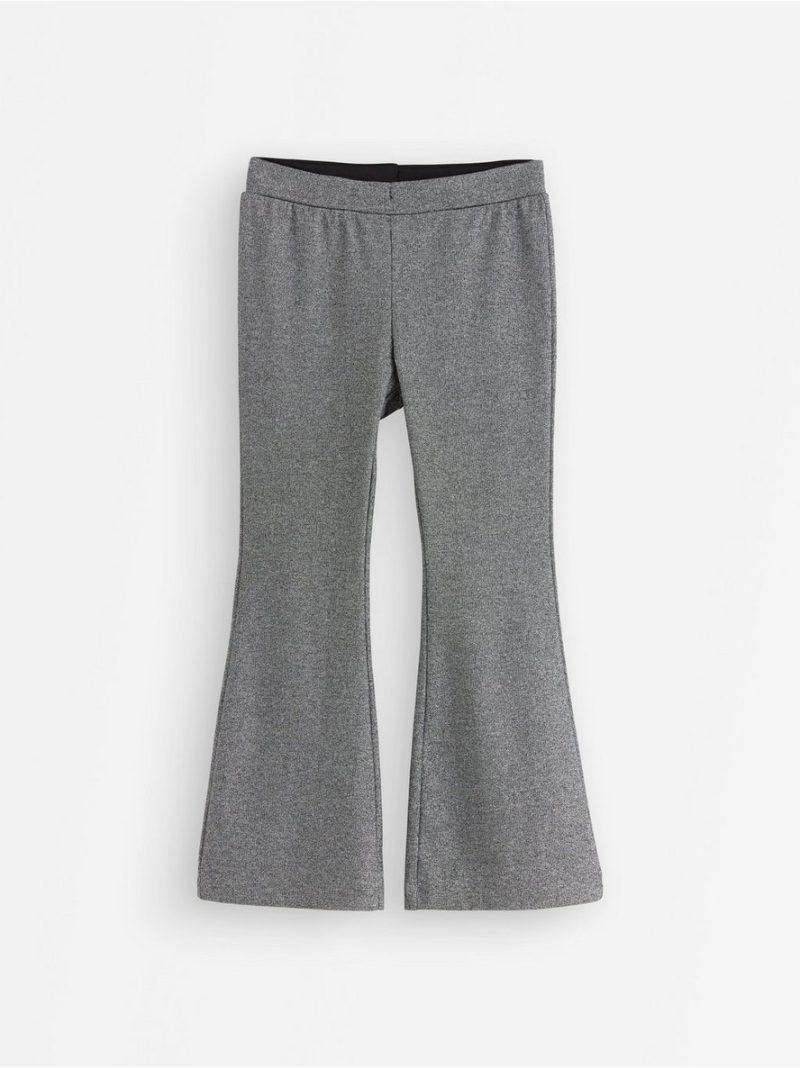 Ribbed Trousers with shimmer - 8633115-80