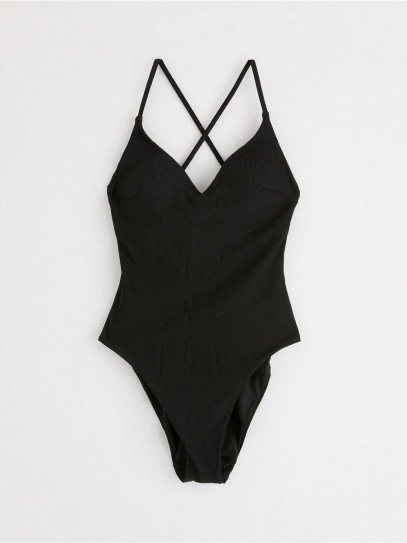 Ribbed Swimsuit - 8646469-80