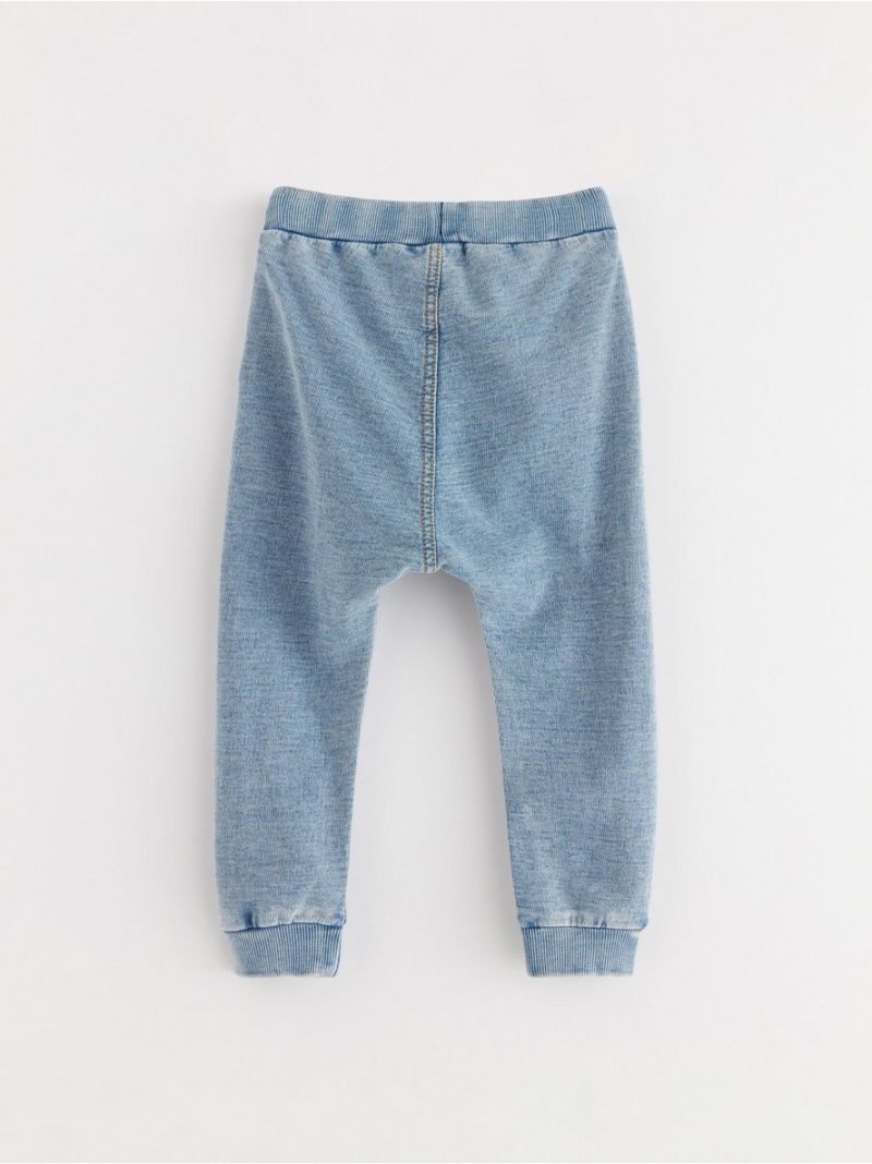 Joggers with denim look - 8652132-766
