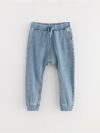 Joggers with denim look - 8652132-766