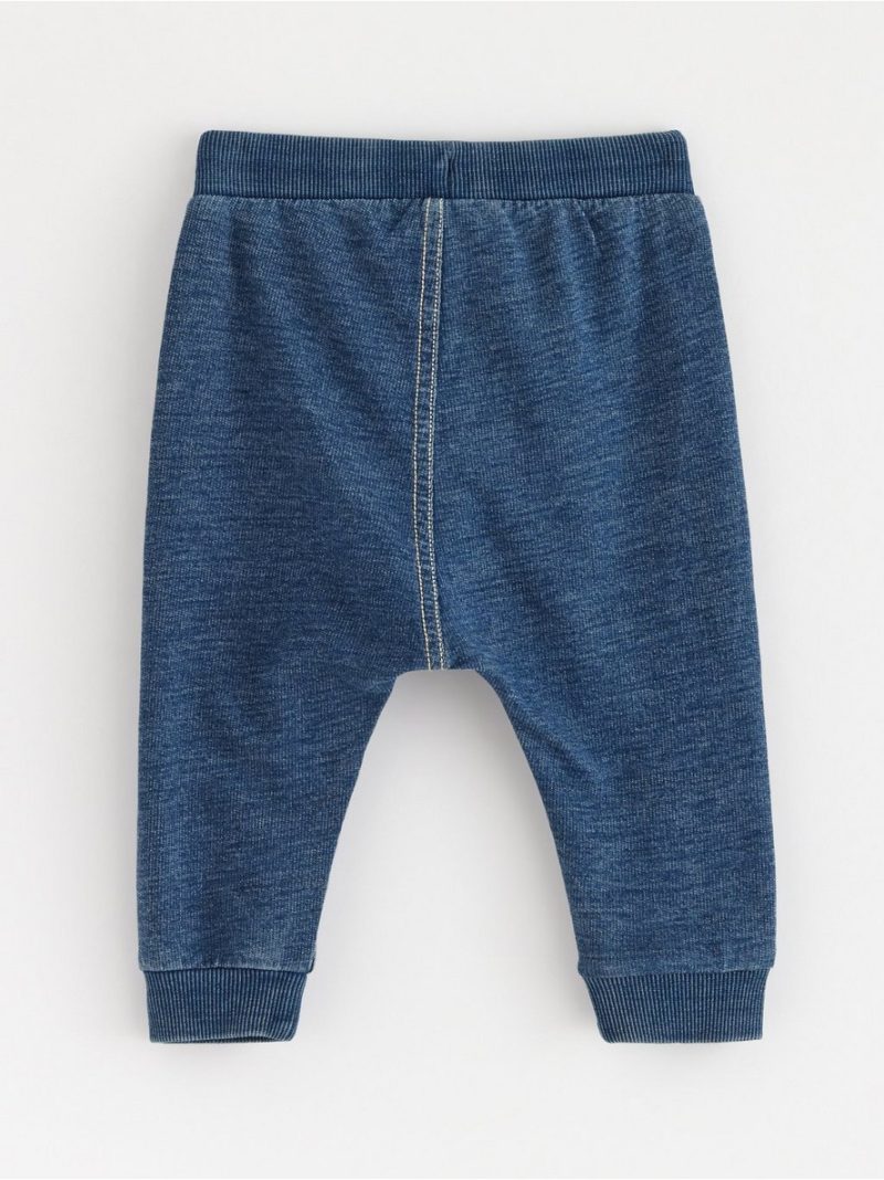 Joggers with denim look - 8652132-791