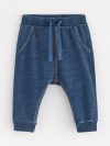 Joggers with denim look - 8652132-791