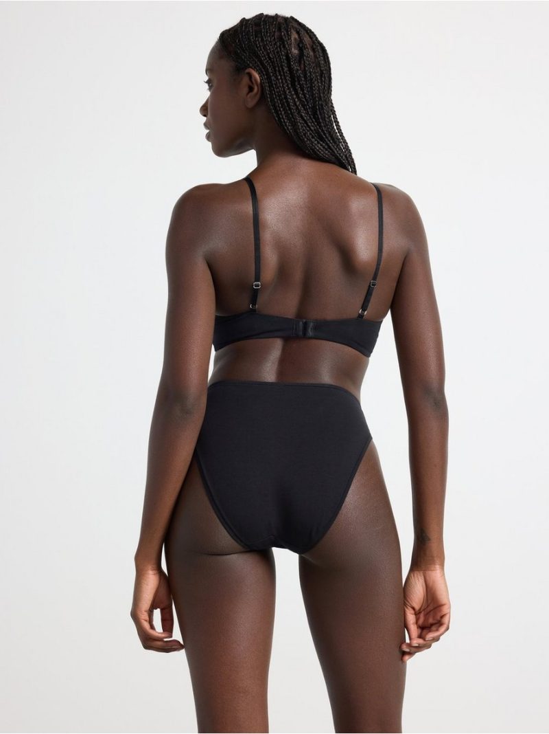 Bikini briefs with high waist - 8667582-80