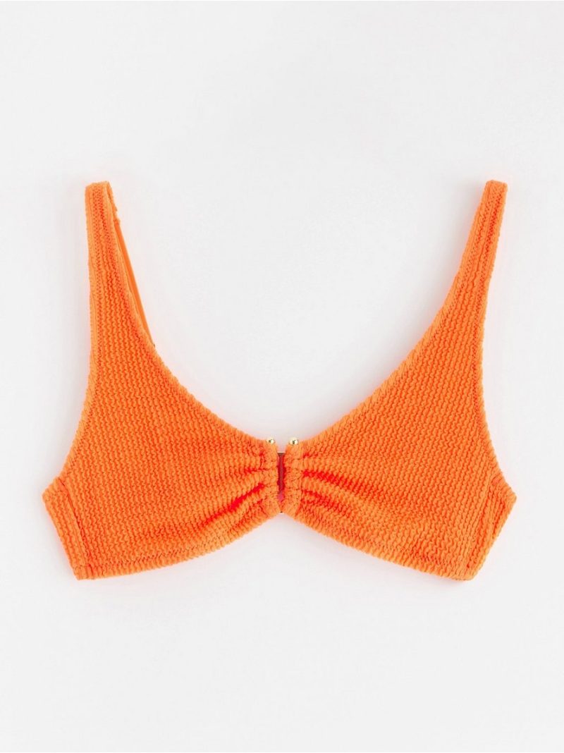 - Crinkled unpadded  bikini bra Crinkled unpadded  bikini bra - 8677085-7876