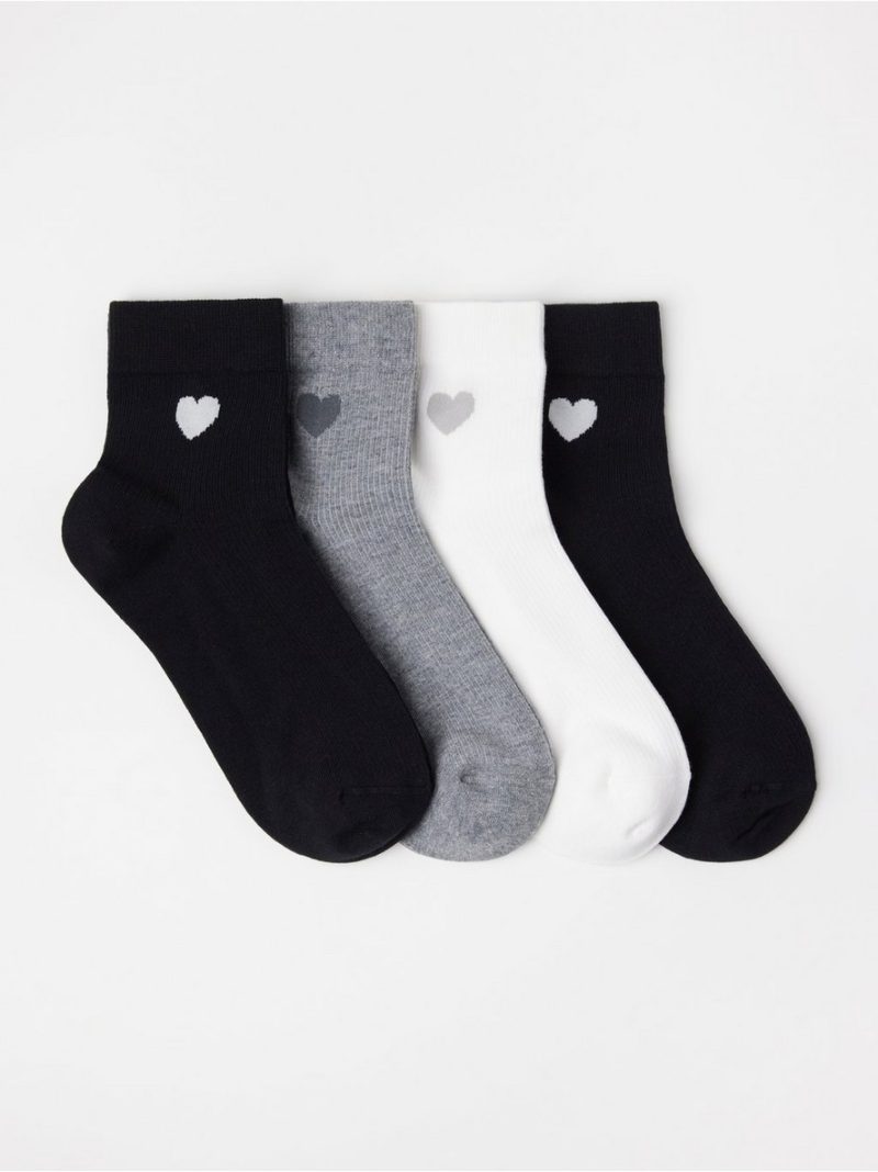 4-pack  high ankle socks - 8687743-80