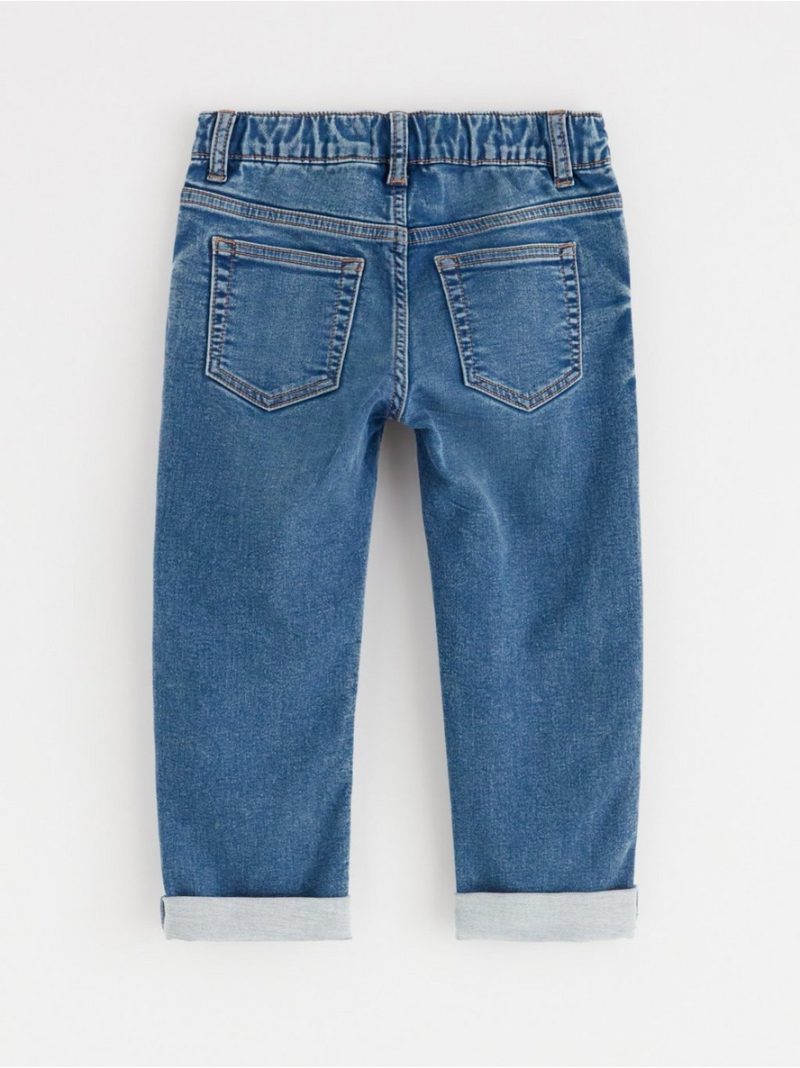 STAFFAN Straight leg jeans in denim jersey - 8688464-790