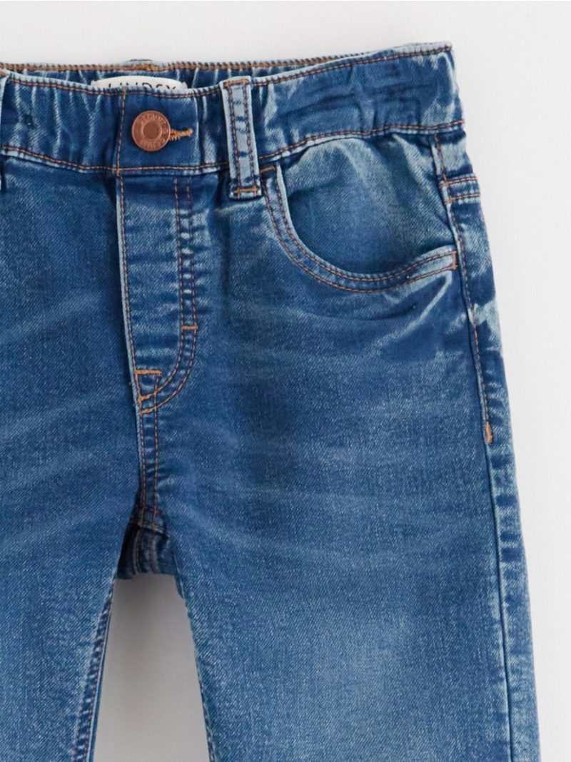 STAFFAN Straight leg jeans in denim jersey - 8688464-790