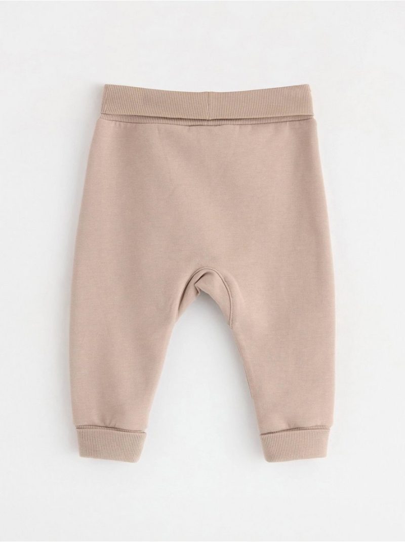 Joggers with brushed inside - 8693952-7951
