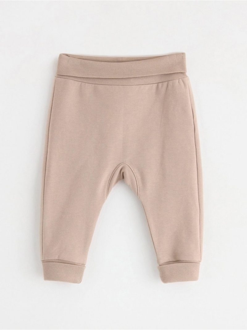 Joggers with brushed inside - 8693952-7951