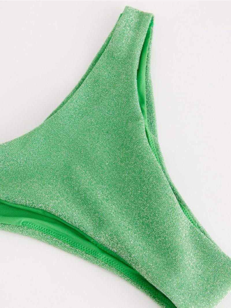 Glittery brazilian bikini bottom - 8696607-7982