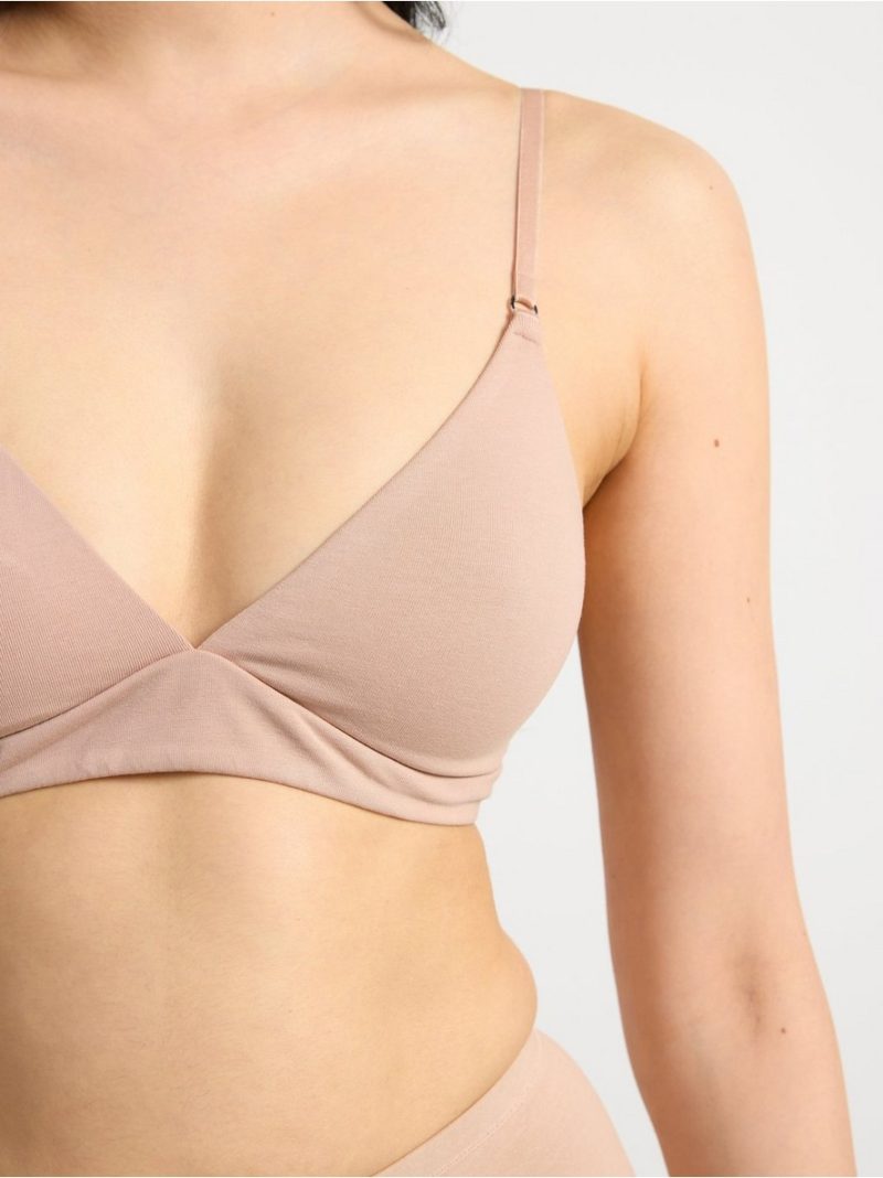 Soft bra in cotton - 8700596-6793