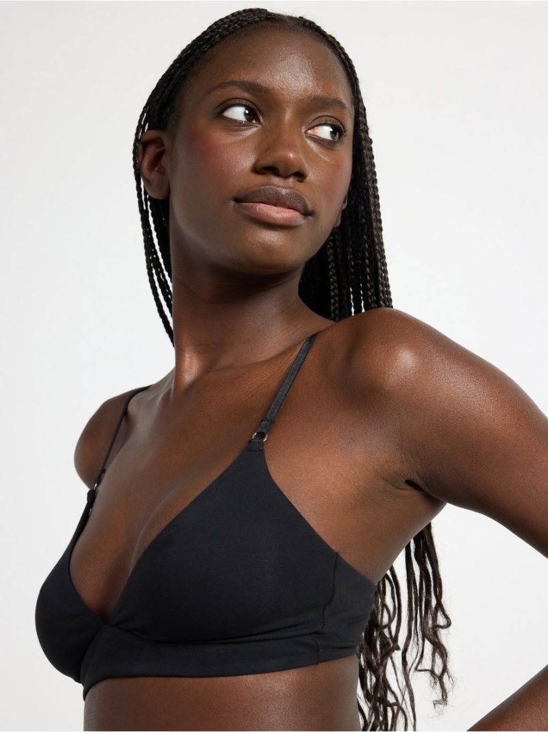 Soft bra in cotton - 8700596-80