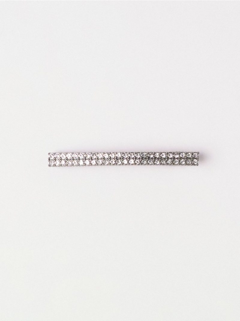 Hair clip with rhinestones - 8709858-150