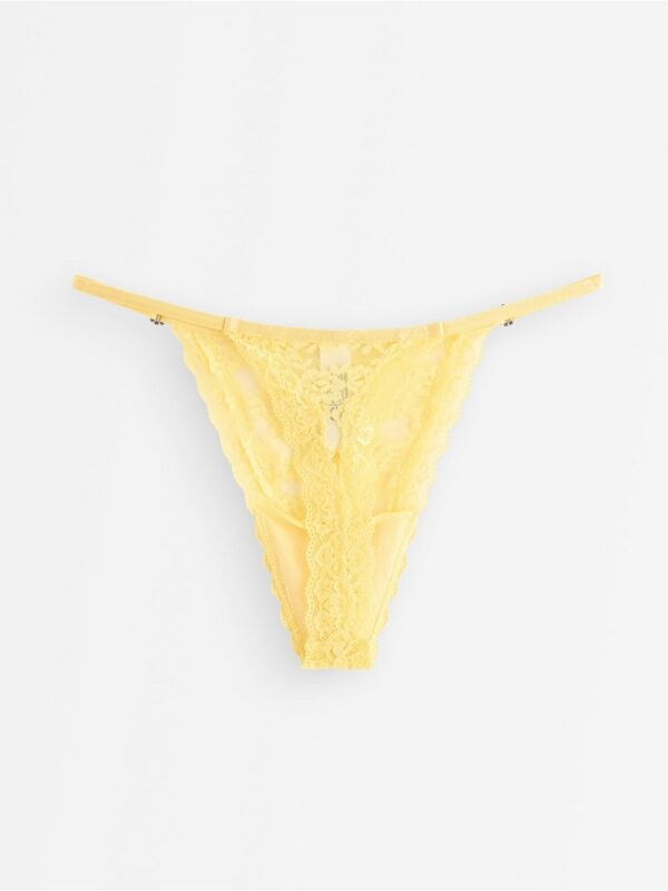 Thong in lace - 8727233-3876