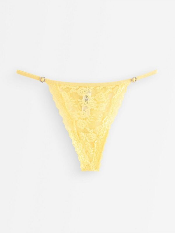 Thong in lace - 8727233-3876