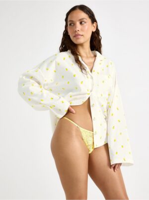 Thong in lace - 8727233-3876