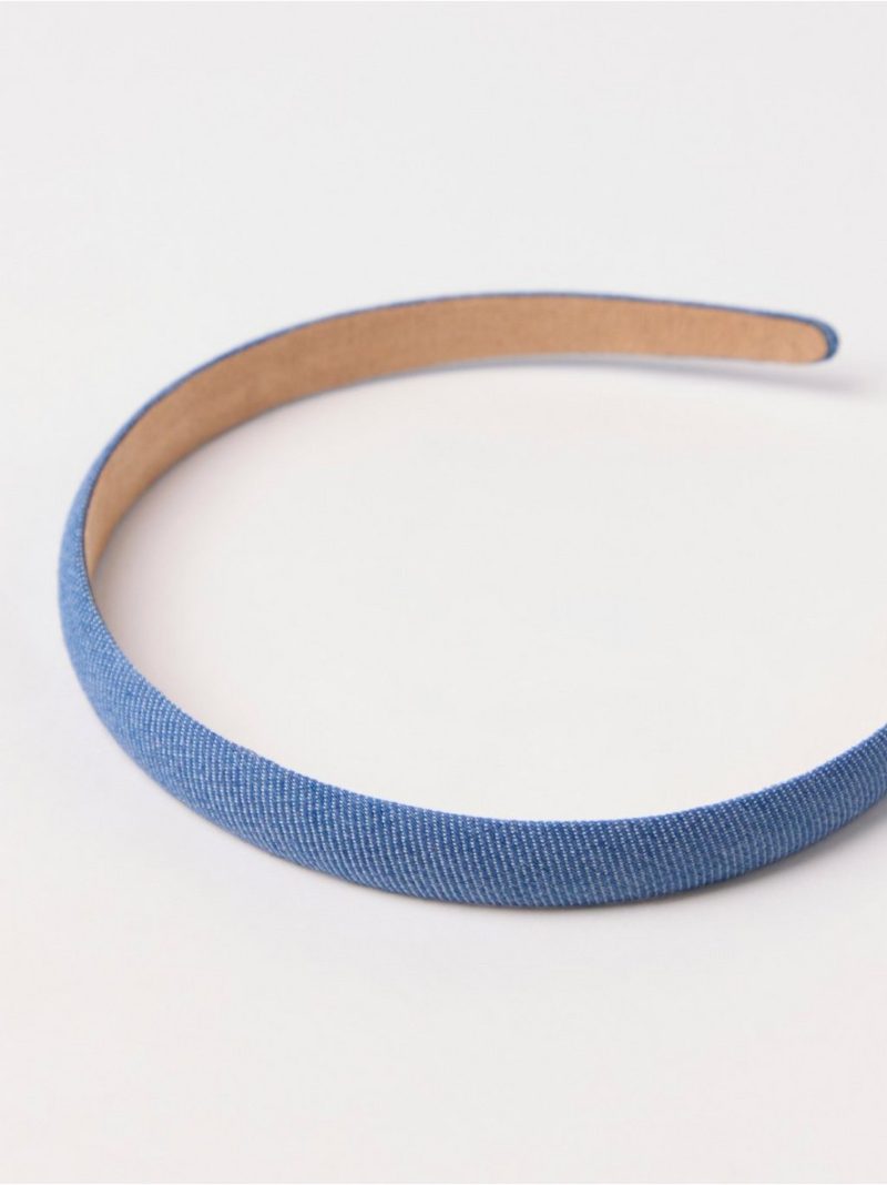 Alice band in denim - 8741820-791